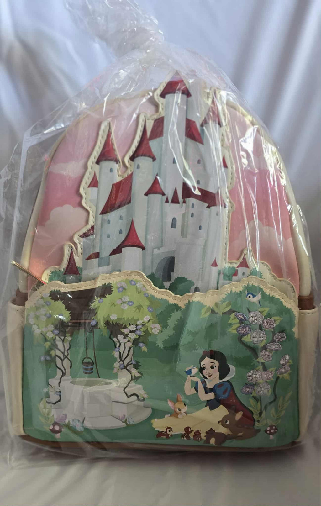 Disney Snow White Castle Series Mini Backpack Loungefly NWT