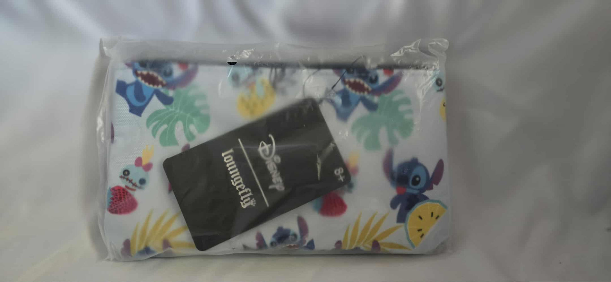 Disney Loungefly Coin/Cosmetic Bag - Stitch, Scrump and Fruit NWT