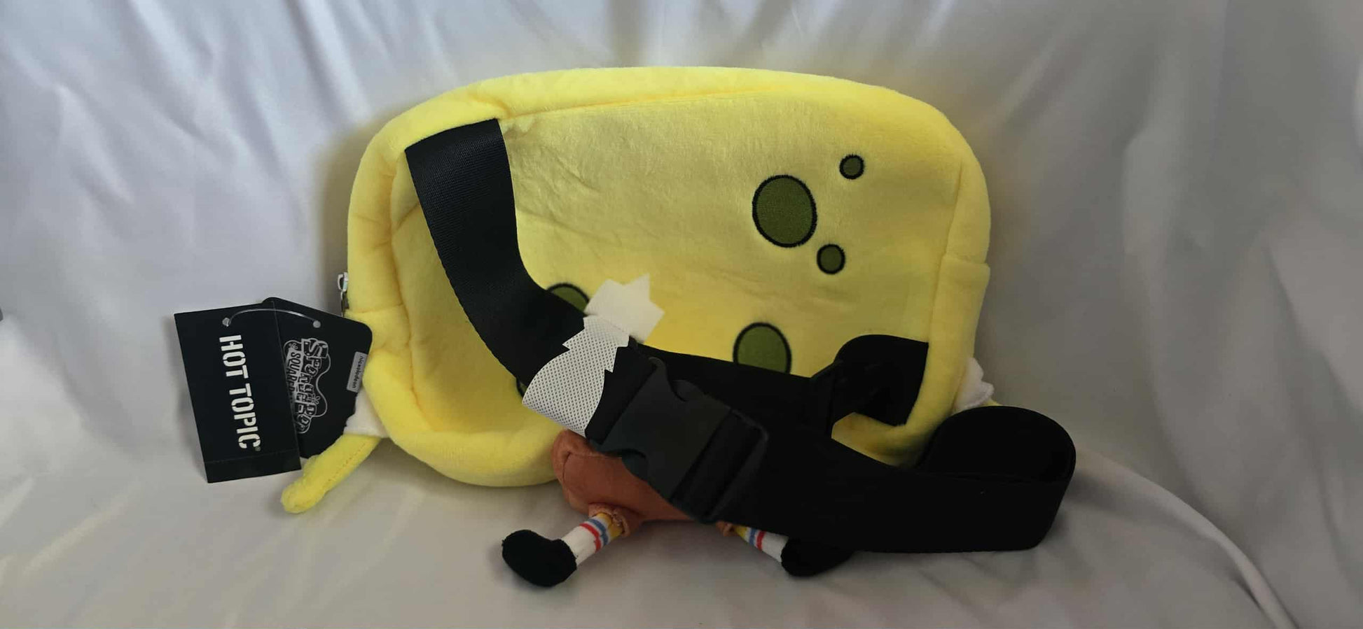 SpongeBob SquarePants Figural Plush Sling Bag NWT